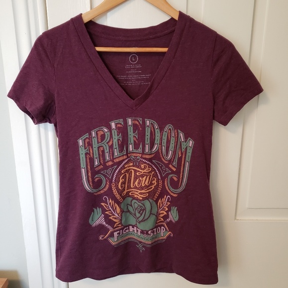 Sevenly Tops - Sevenly stop human trafficking shirt